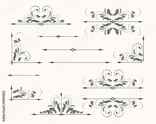Retro Dividers and Corners set