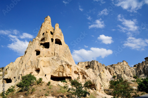 Historical Cave Houses in Goreme Open Air Museum  Cappadocia Turkey