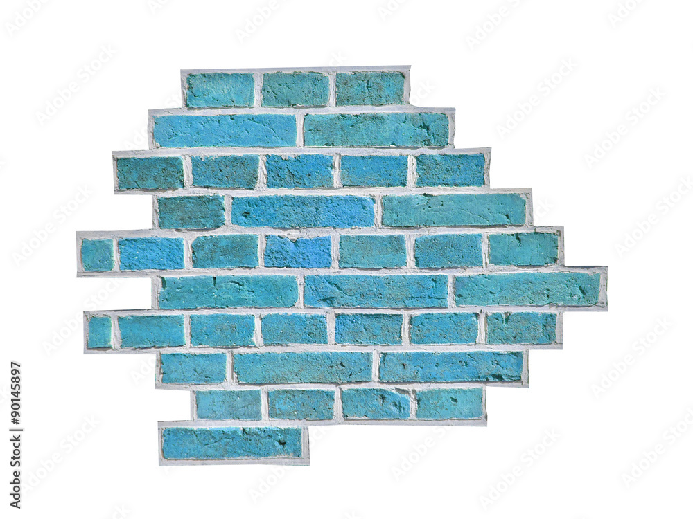 Fototapeta premium blue brick 