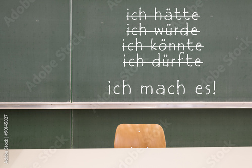 Obraz na plátne ich mach es!