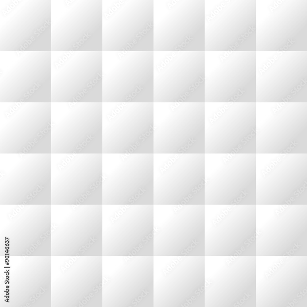 Obraz premium Seamless white padded upholstery vector pattern texture