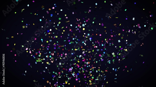 explosion of confetti