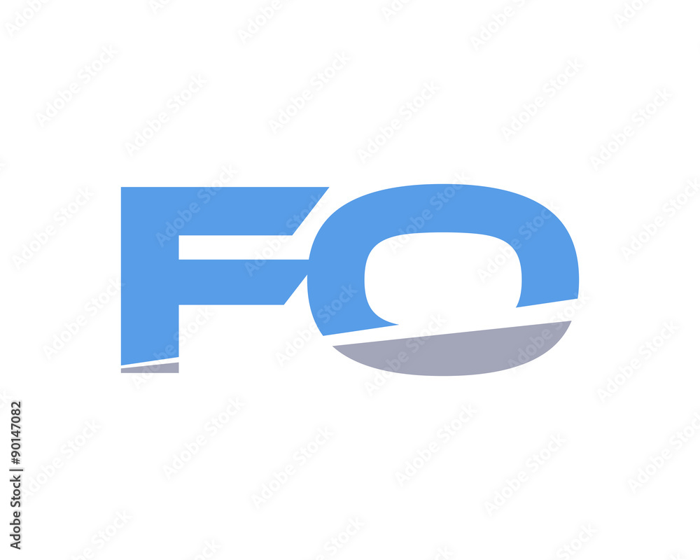 FO Letter Logo Modern FO Letter Logo Modern