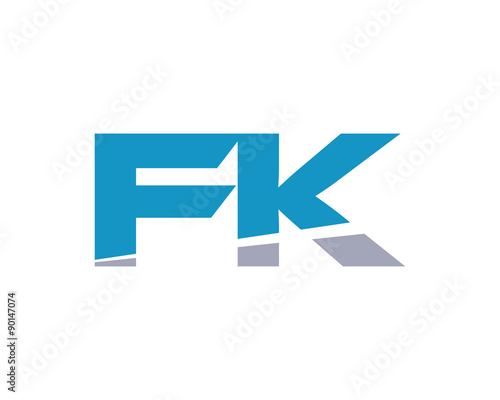 FK Letter Logo Modern