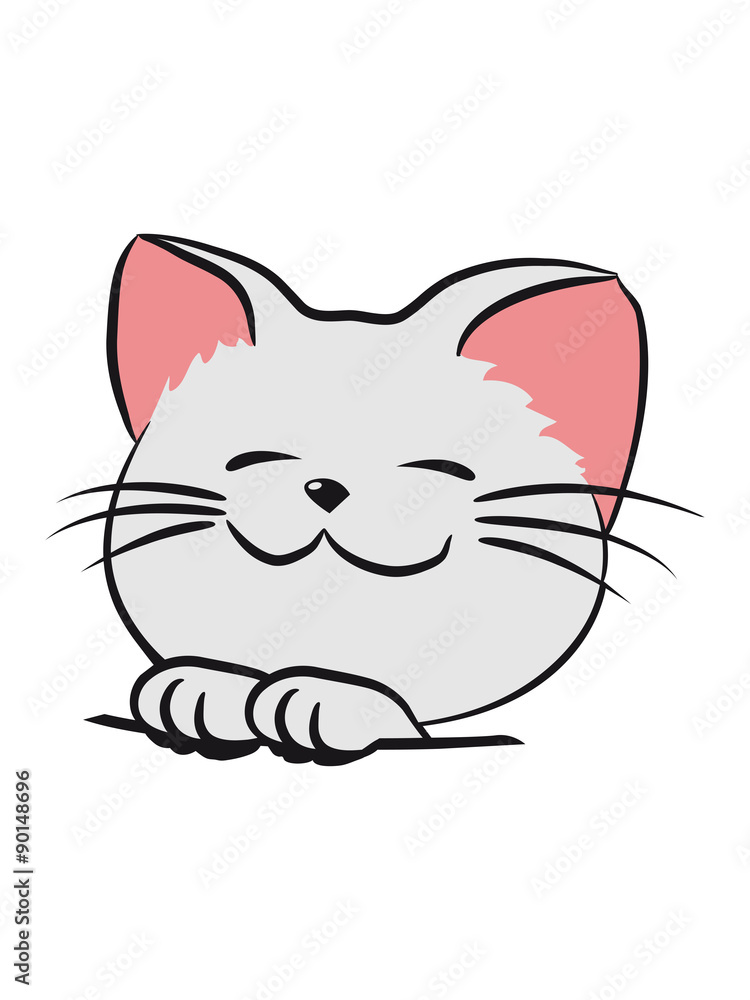 Obraz premium Cat loving Kleinjung