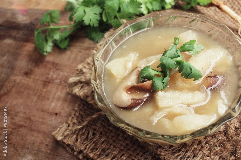 Chinese soup or fish maw soup Chinese soup or fish maw soup
