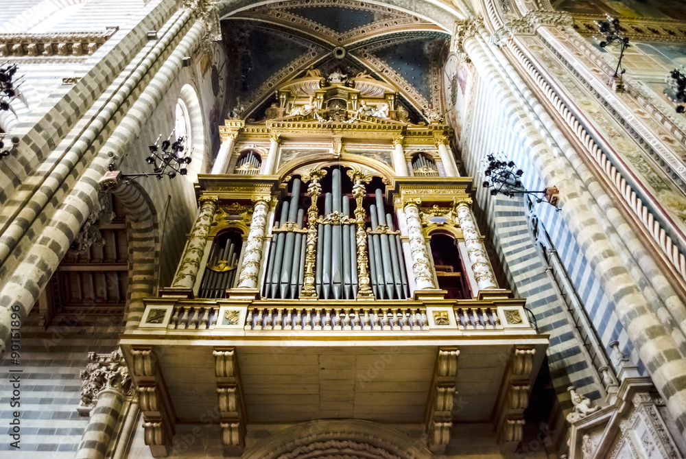 Medieval Gothic Cathedral of Orvieto, Italy Medieval Gothic Cathedral of Orvieto, Italy