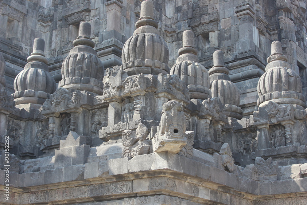 Detail Architecture Prambanan temple
