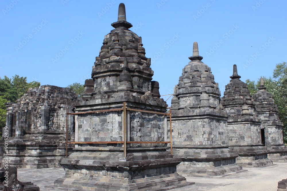 Bumbung temple prambanan complex 