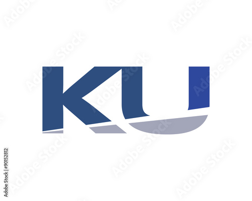 Free Download KU Letter Logo Modern - GFXLoad