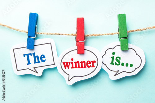 Quadro su tela The winner is