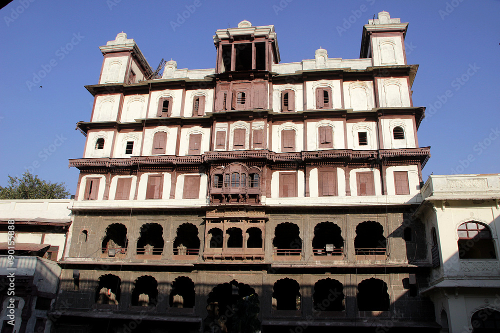 Facade of Holkar Rajawada