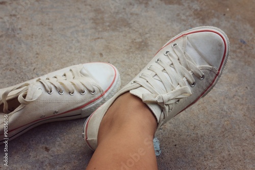 White sneakers © oilslo