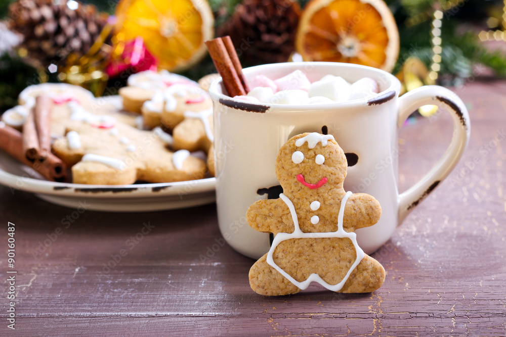 Fototapeta premium Gingerbread people