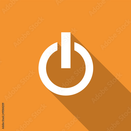 電源アイコン　FLATICON