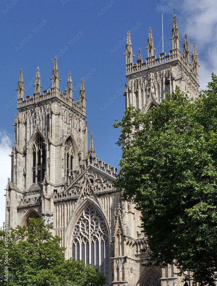 Fototapeta premium Postcard view of York Minster