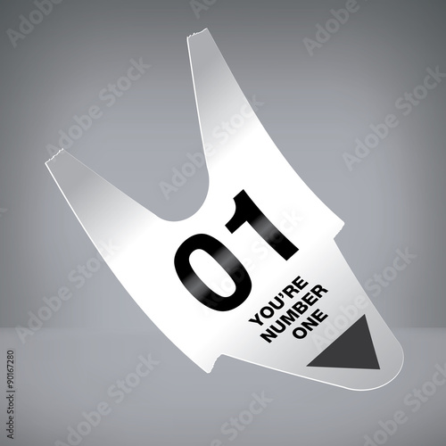 You’re Number One Ticket for Print or Web