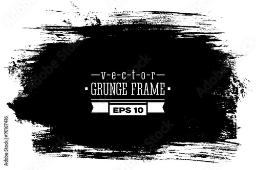 Vector grunge frame