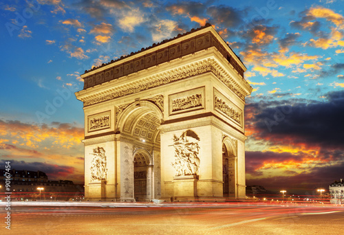 Paris, Arc de Triumph, France