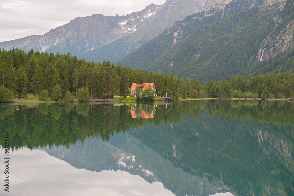 Fototapeta premium Anterselva Lake