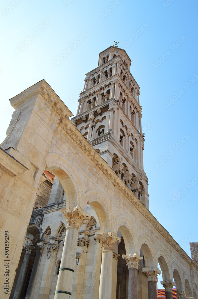 tower of Cathedral of Saint Duje split 