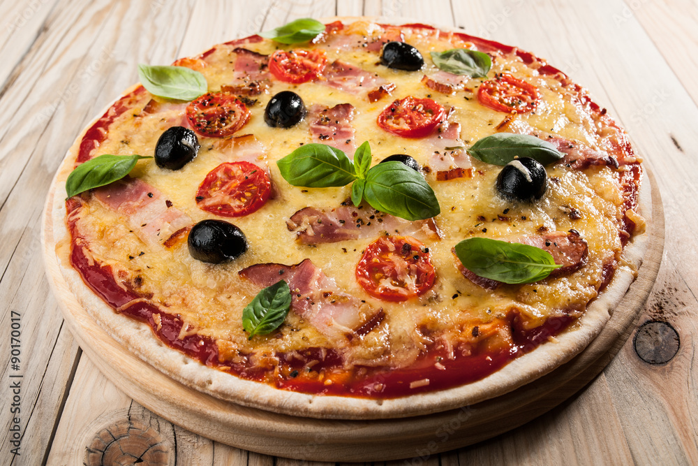 Homemade pizza Homemade pizza