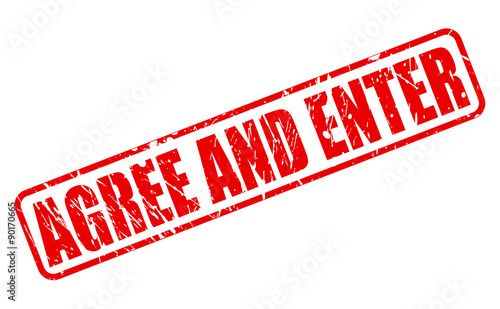 Agree and enter red stamp text
