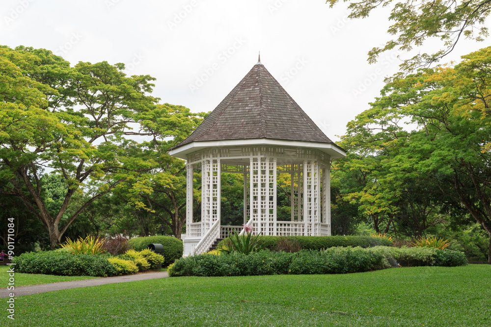 Obraz premium Bandstand in Singapore Botanic Gardens