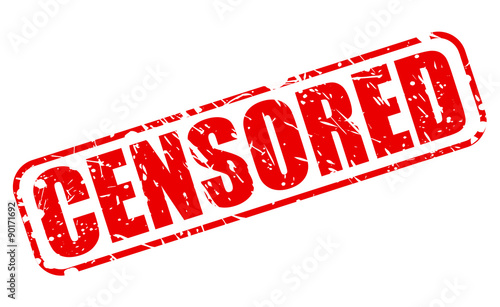 Censored red stamp text