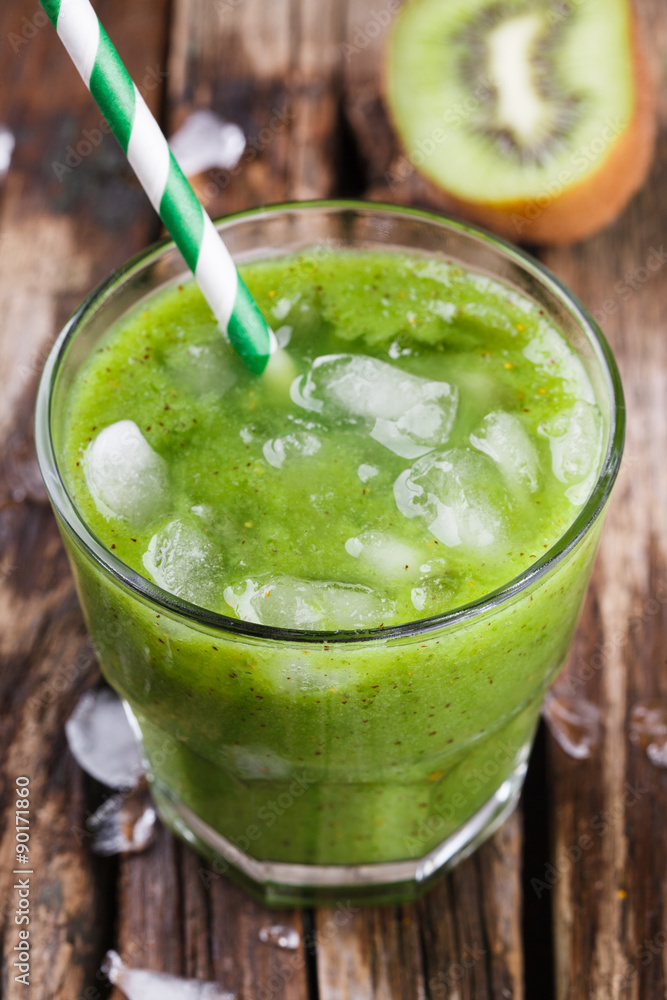 Basket of green fruit. Vitamin green set of kiwi,Apple, spinach, mint,lime.Smoothie with spinach and kiwi.selective focus Basket of green fruit. Vitamin green set of kiwi,Apple, spinach, mint,lime.Smoothie with spinach and kiwi.selective focus