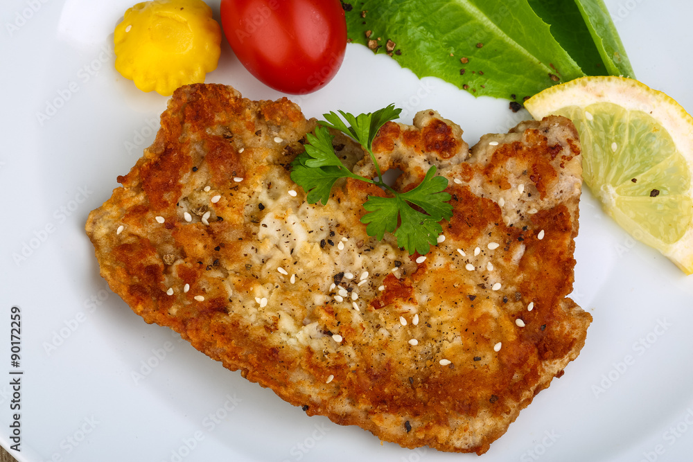 Pork schnitzel