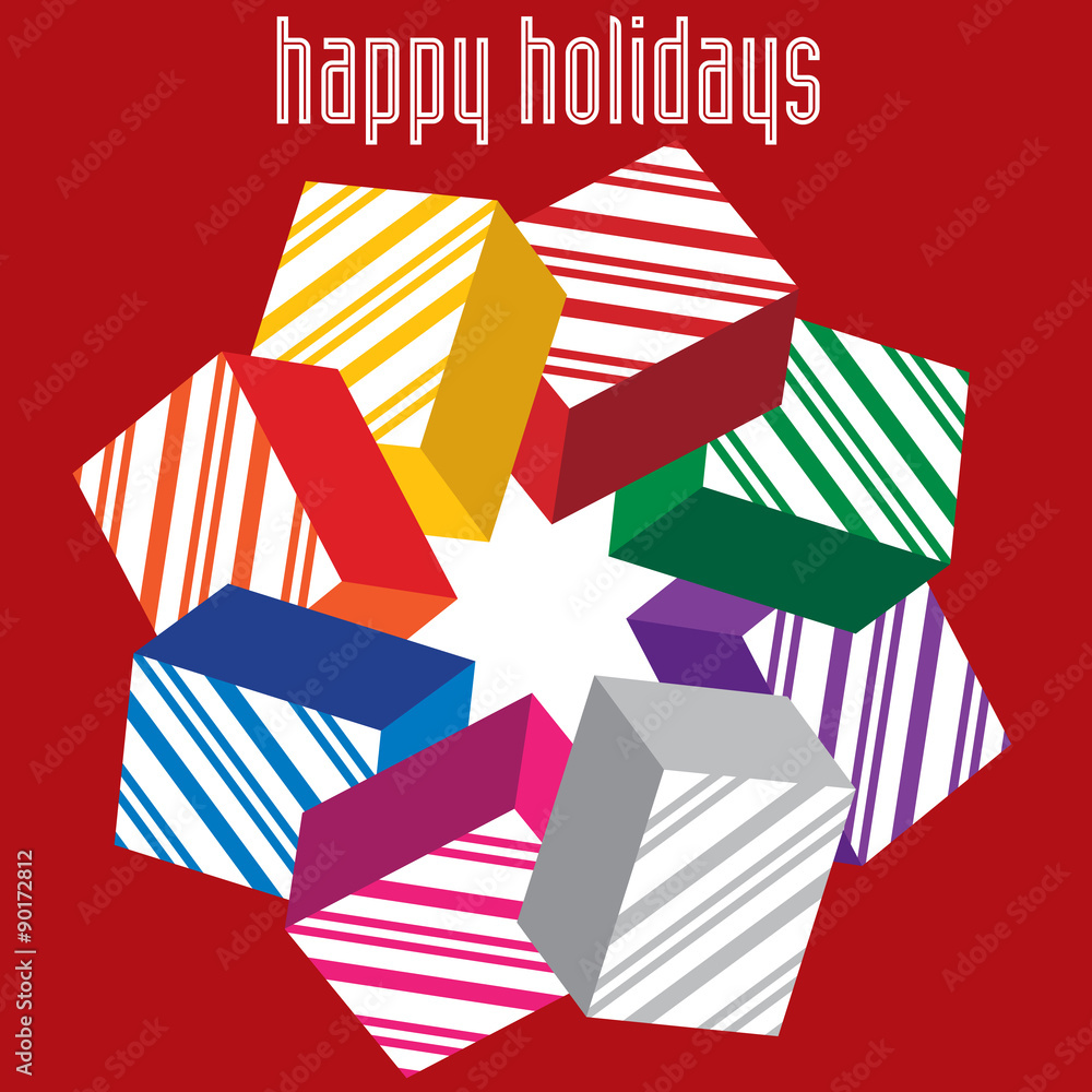 Christmas gift boxes group Christmas gift boxes group