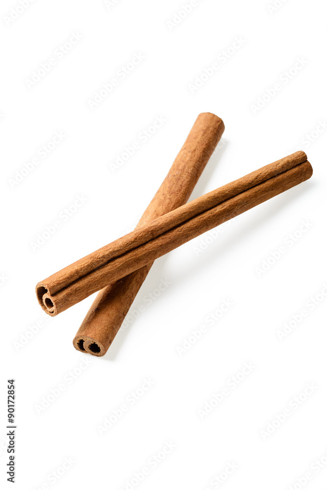 cinnamon stick on white,(large depth of field, taken with tilt shift lens) cinnamon stick on white,(large depth of field, taken with tilt shift lens)