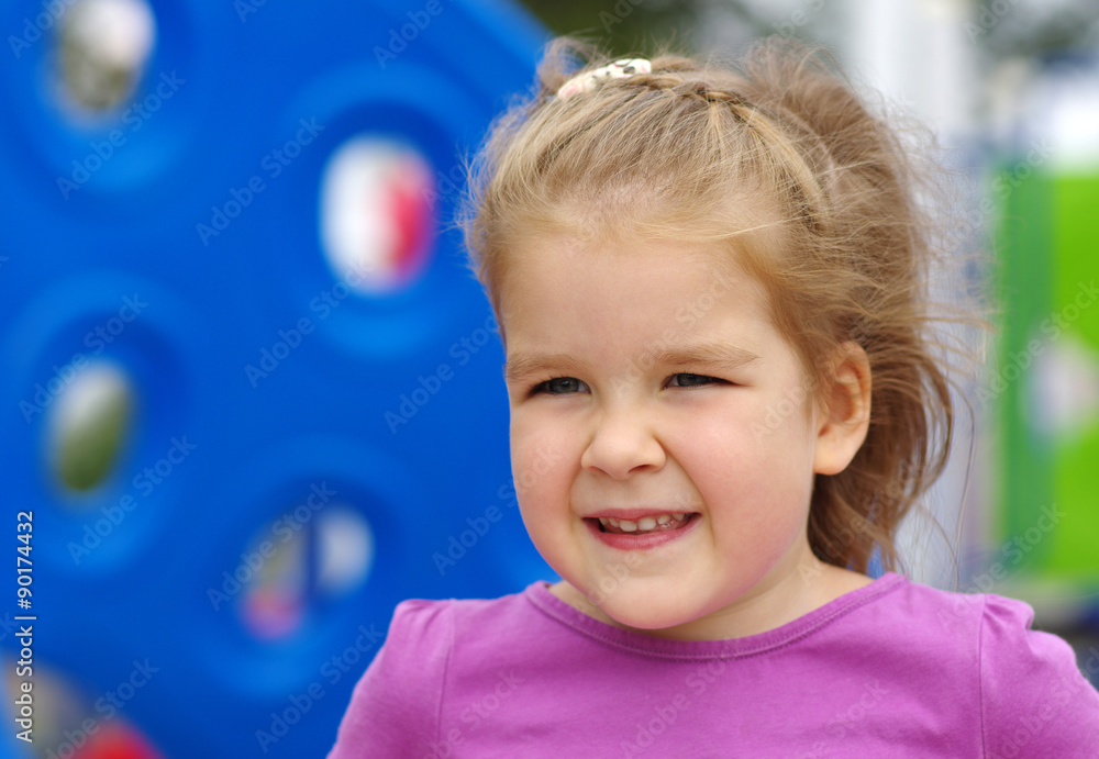 girl on a playground girl on a playground