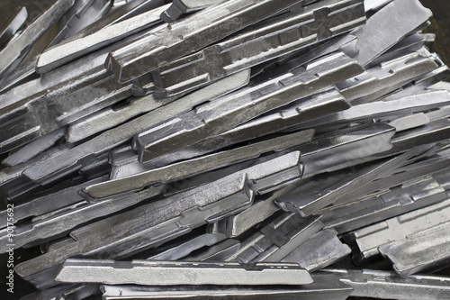 aluminium ingot production in the factory