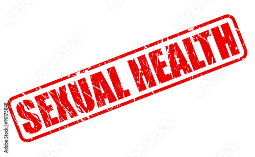 SEXUAL HEALTH red stamp text