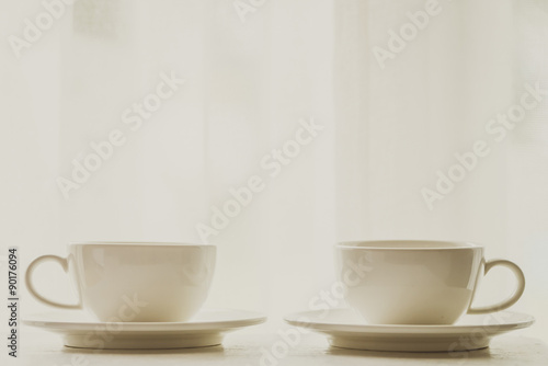 White Coffee cup
