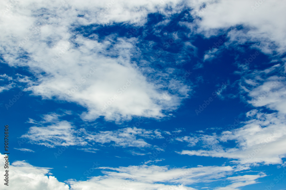 Obraz premium Blue sky with cloud