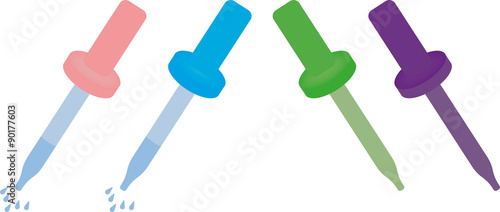 Coloured Pipettes 