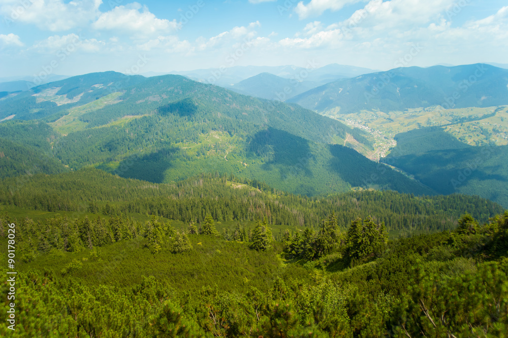 Beautiful meadows on mountains Beautiful meadows on mountains
