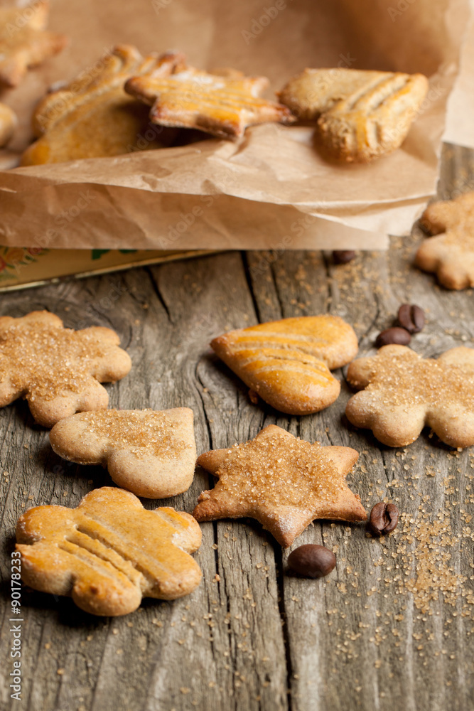Fototapeta premium Homemade sugar cookies