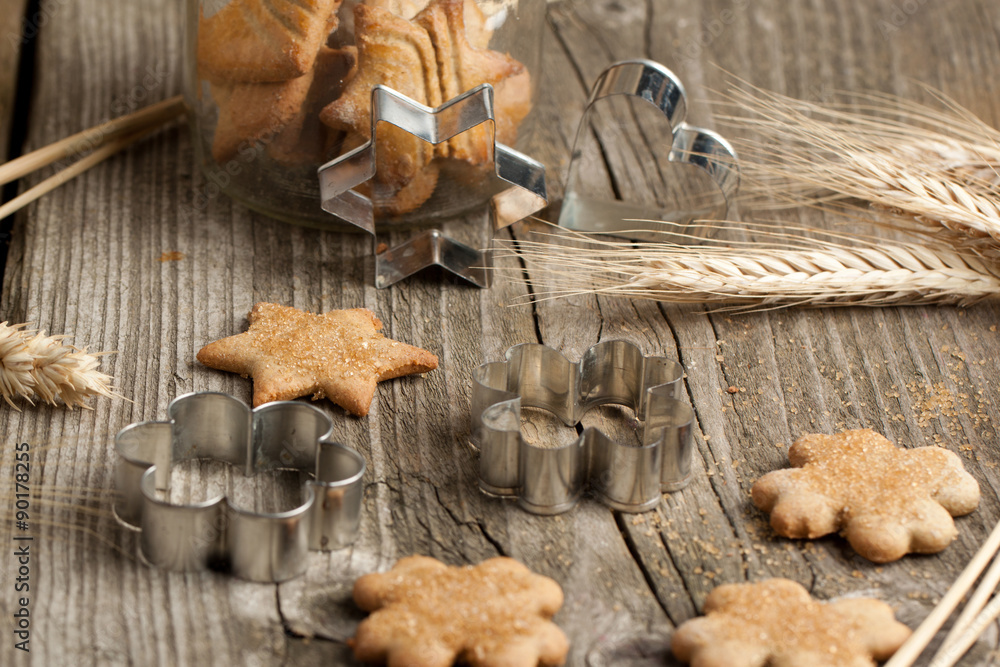 Fototapeta premium Homemade sugar cookies