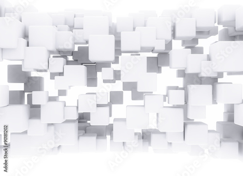 3d cubes - Network conceptual background