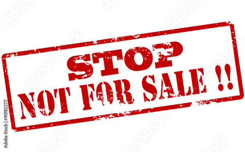 Stop not for sale
