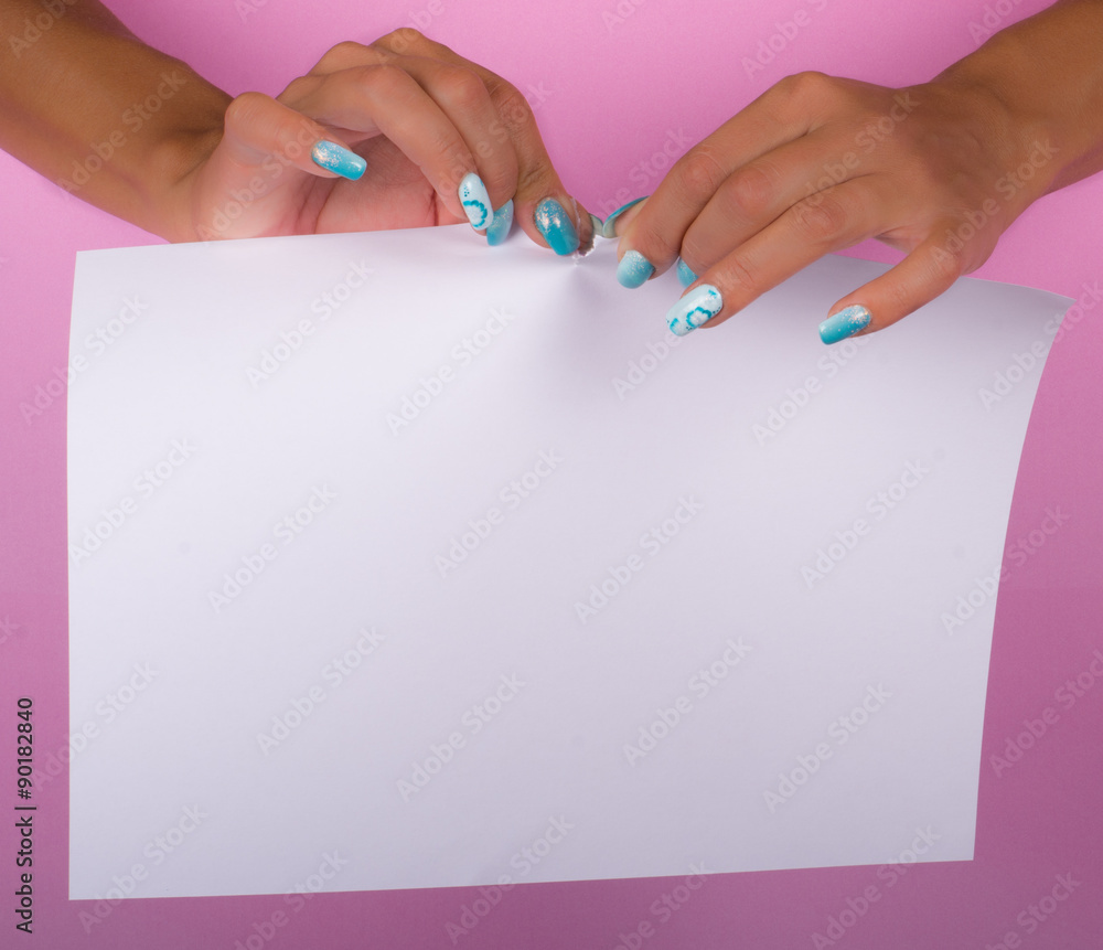 painted nails and white sheet painted nails and white sheet