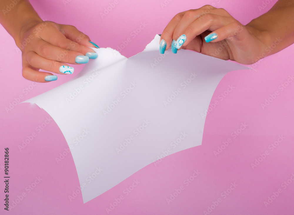 painted nails and white sheet painted nails and white sheet