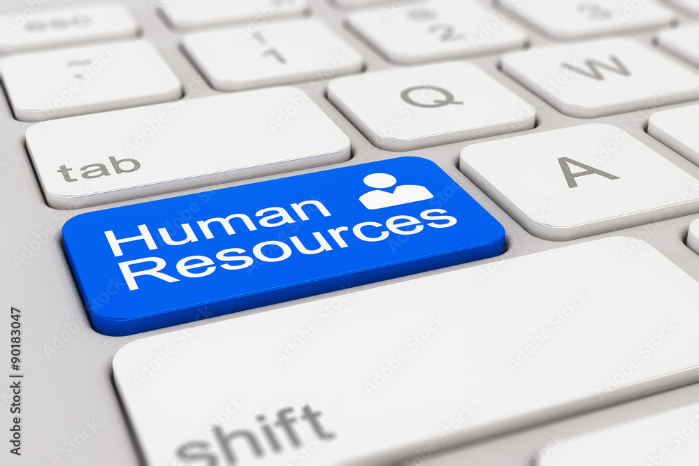 Tastatur - human resources - blau Tastatur - human resources - blau