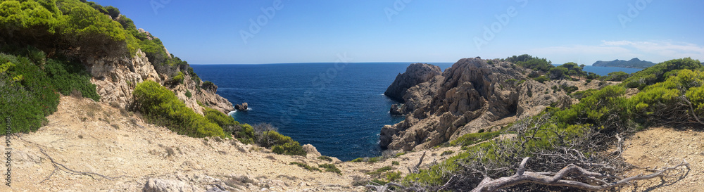 Unberühte Landschaft Natur in Capdepera, Mallorca, Spanien