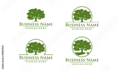 oak, tree, logo