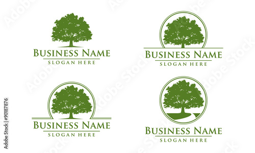 oak, tree, logo